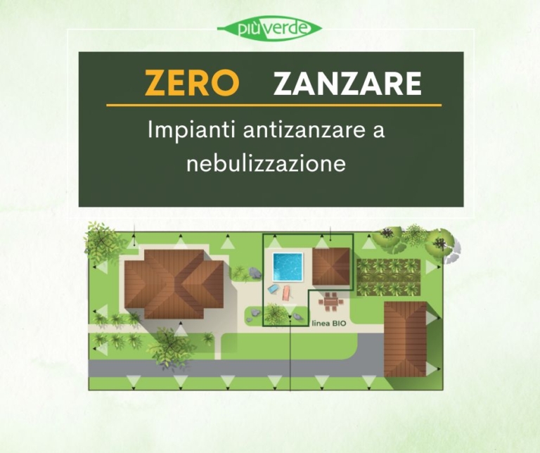 Impianti antizanzare a nebulizzazione